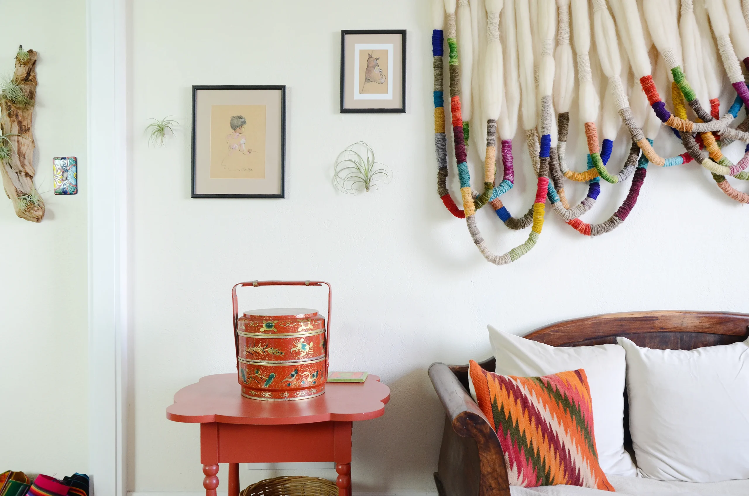 DIY Designer Knock-Off Textile Art image