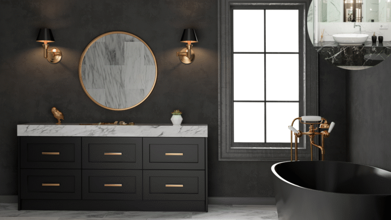 Black and White Bathroom Decor Swaps image