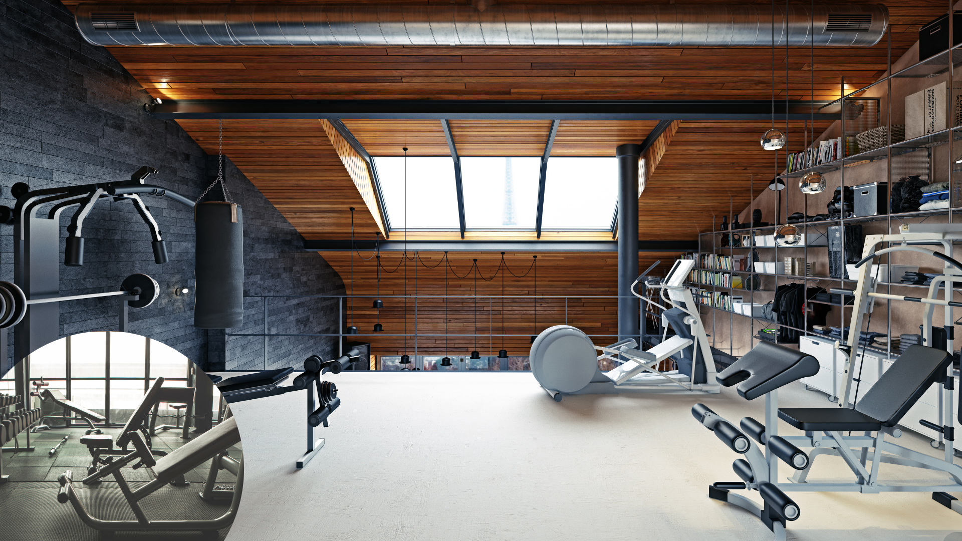Home Gym Design Mood Board & Workout Shed image