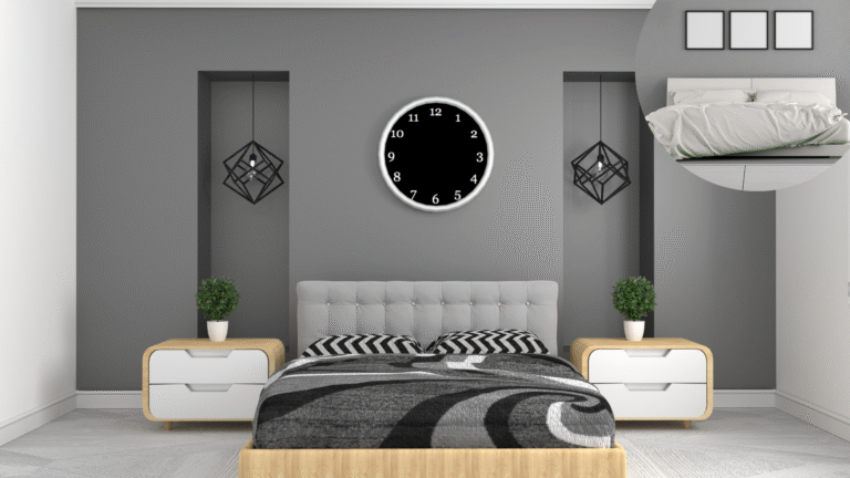 Gray Trim Paint Guest Bedroom image