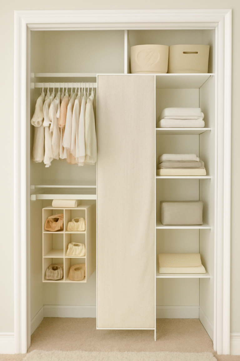 Nursery Closet Makeover Reveal image