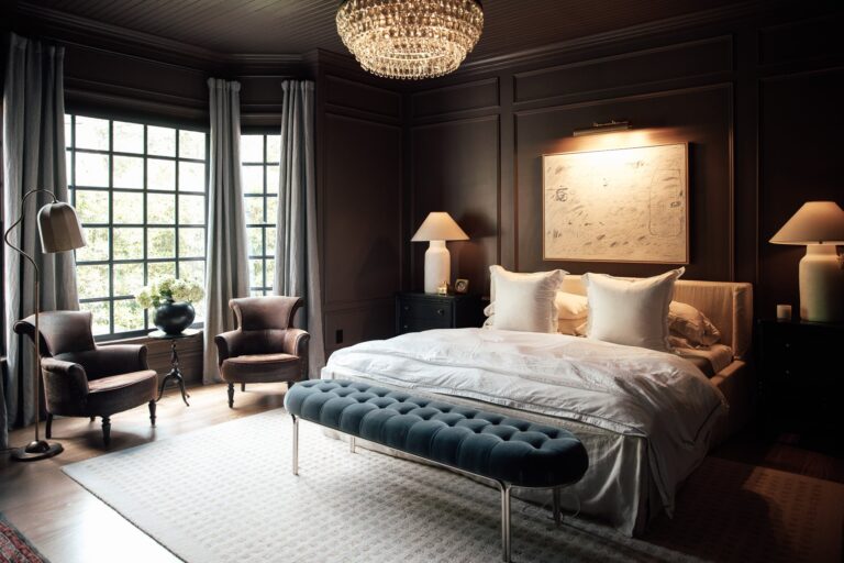Moody Modern Vintage Master Bedrooms iamge