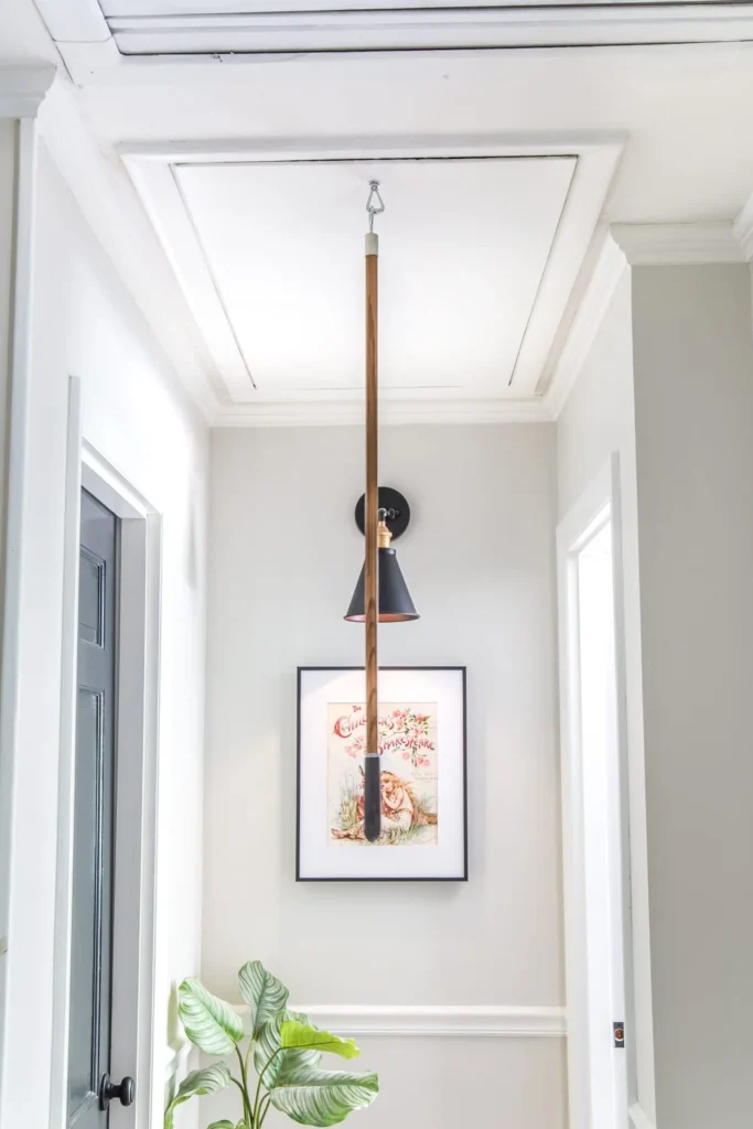 Attic Door String Hooks