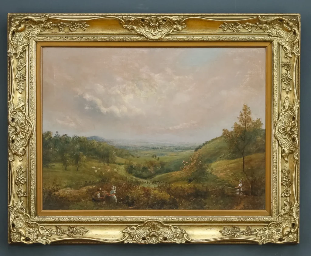 Antique Landscape Painting image