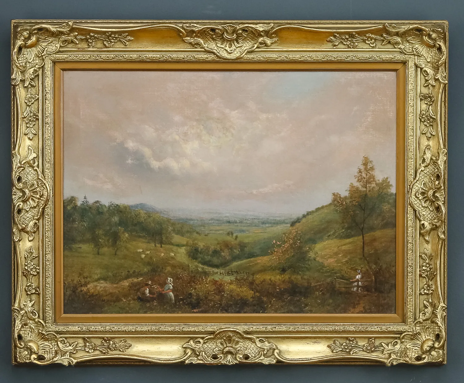 Antique Landscape Painting image