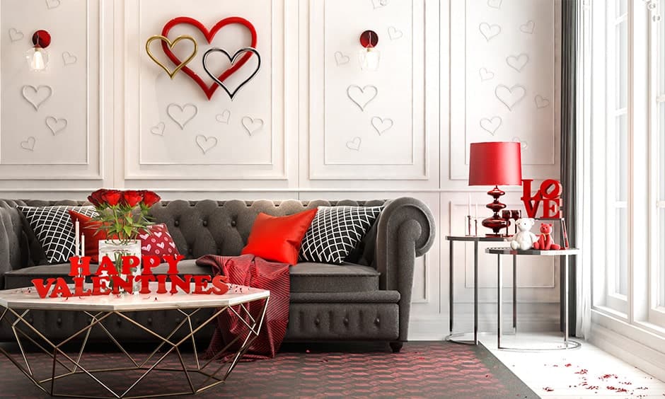 sophisticated valentines day decor image